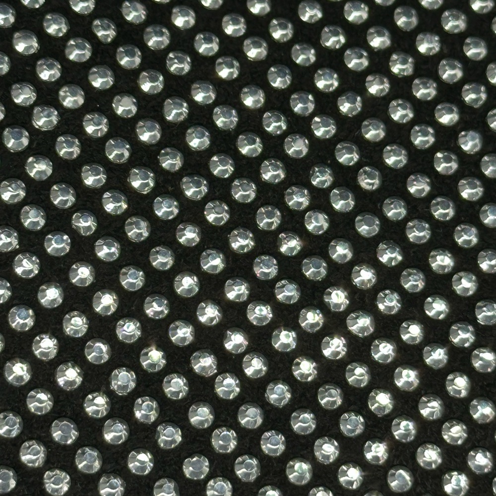 BADGLEY MISCHKA | Rhinestone Studded Black Evening Bag NWT - Picture 3 of 7